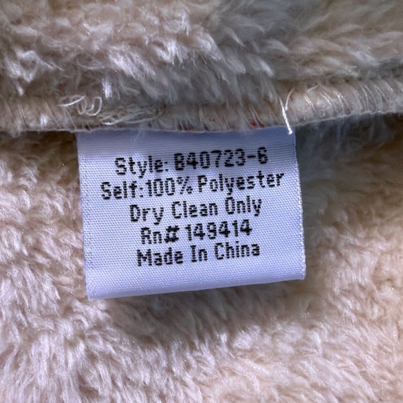 NWT Johnny Was Felix Cozy Sherpa Topper Hoodie Jacket Floral Southwest Dessert L - Picture 10 of 10